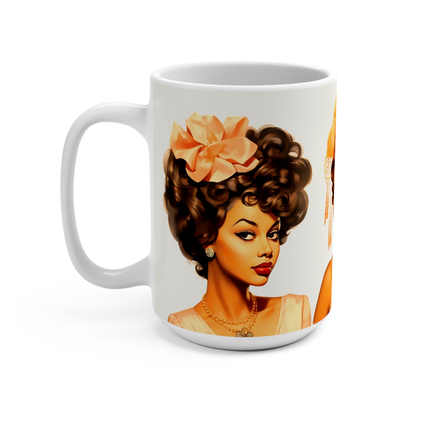 Vintage Ladies African American Mug 15oz