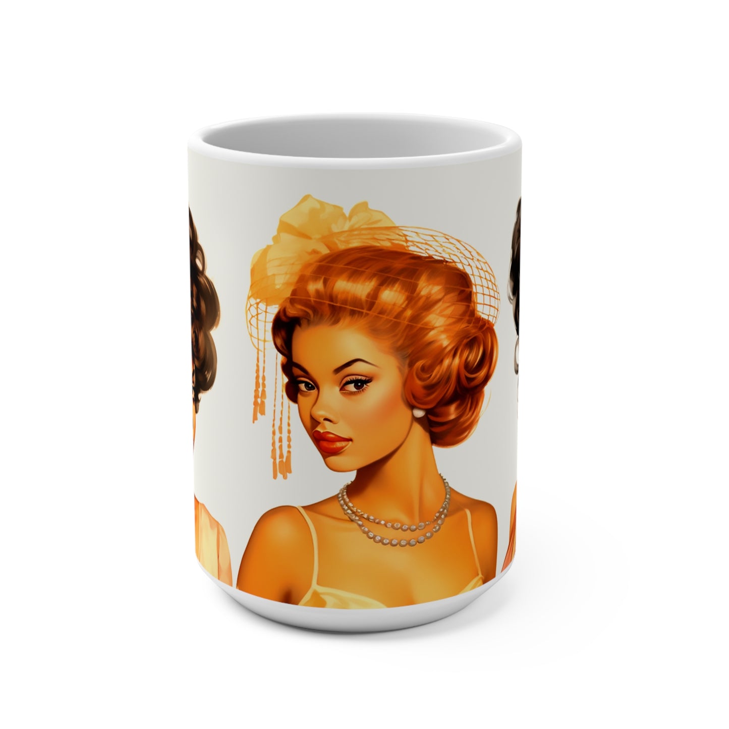 Vintage Ladies African American Mug 15oz