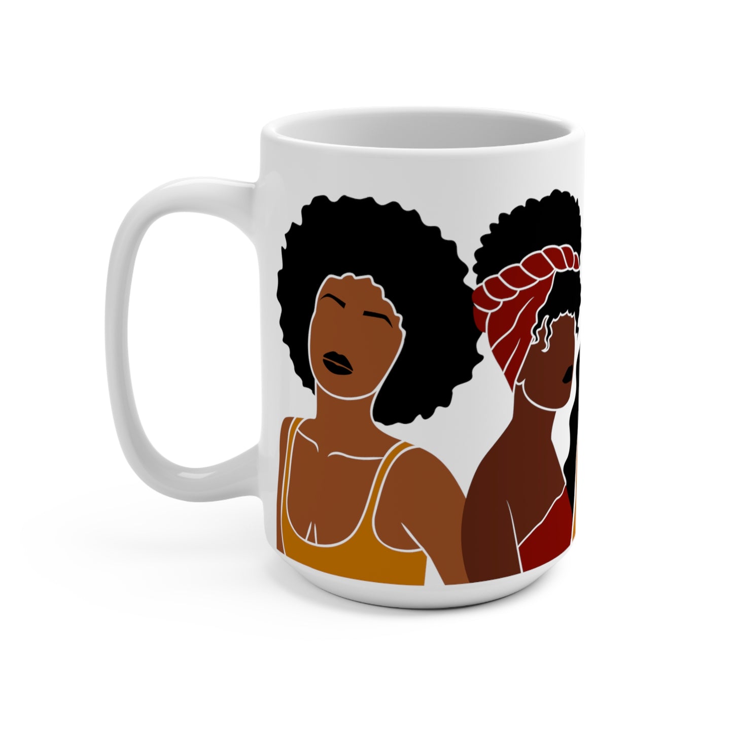 Melanin Queens African American Mug 15oz