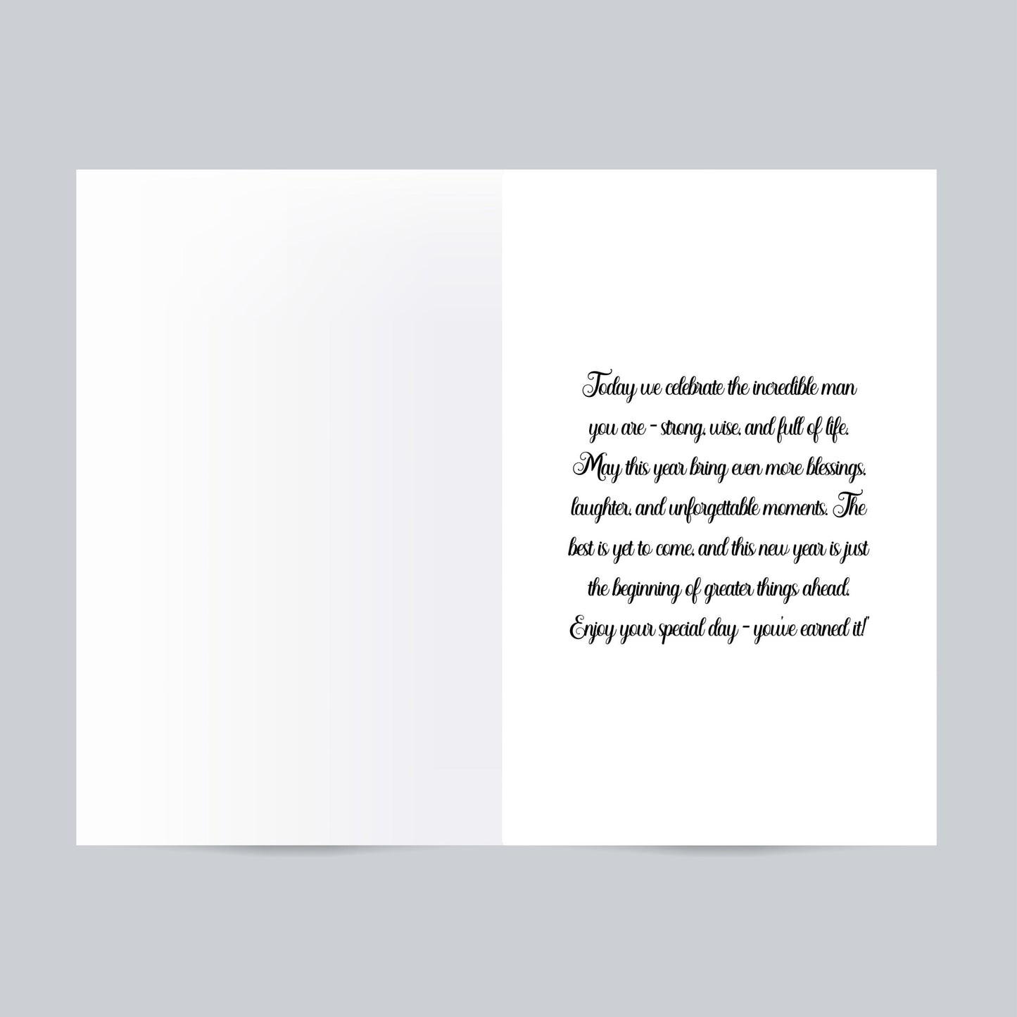 Black Melanin Happy Birthday Card for African American Men
