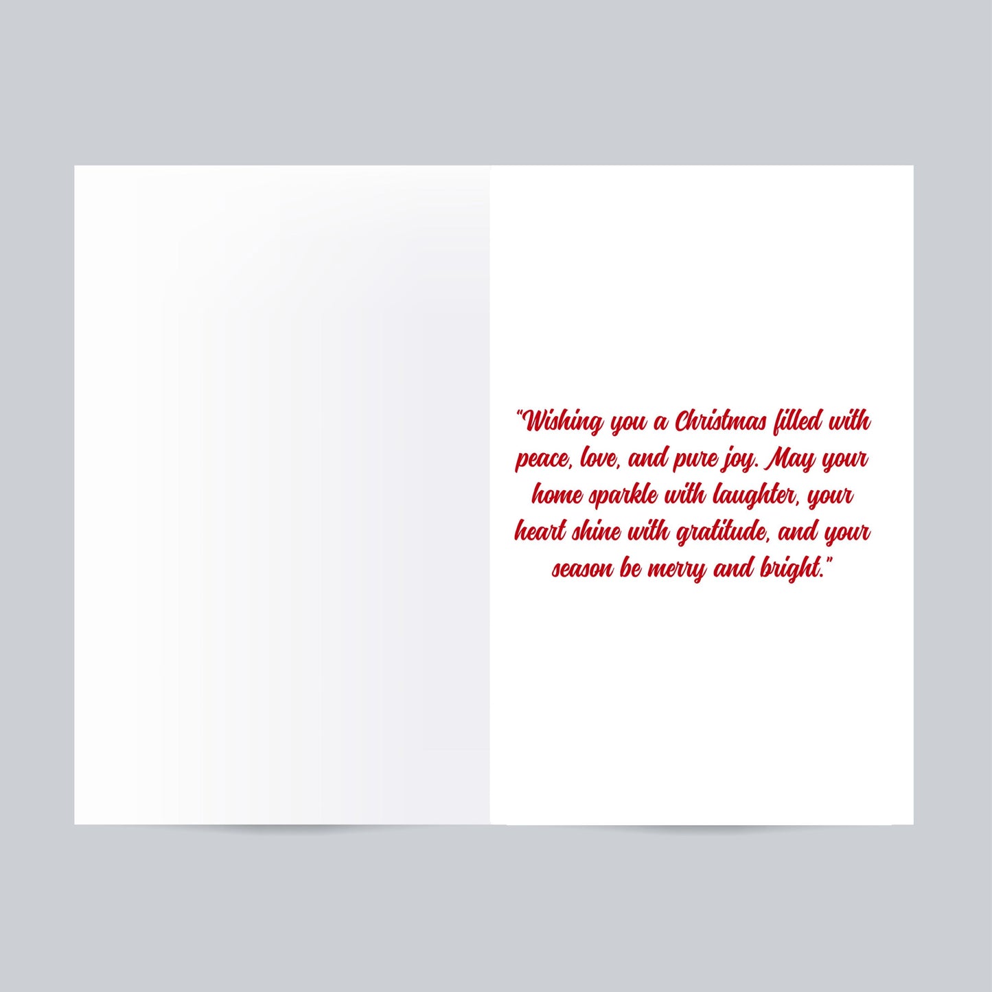 Black Woman Christmas Card: Melanin Holiday Greeting Card
