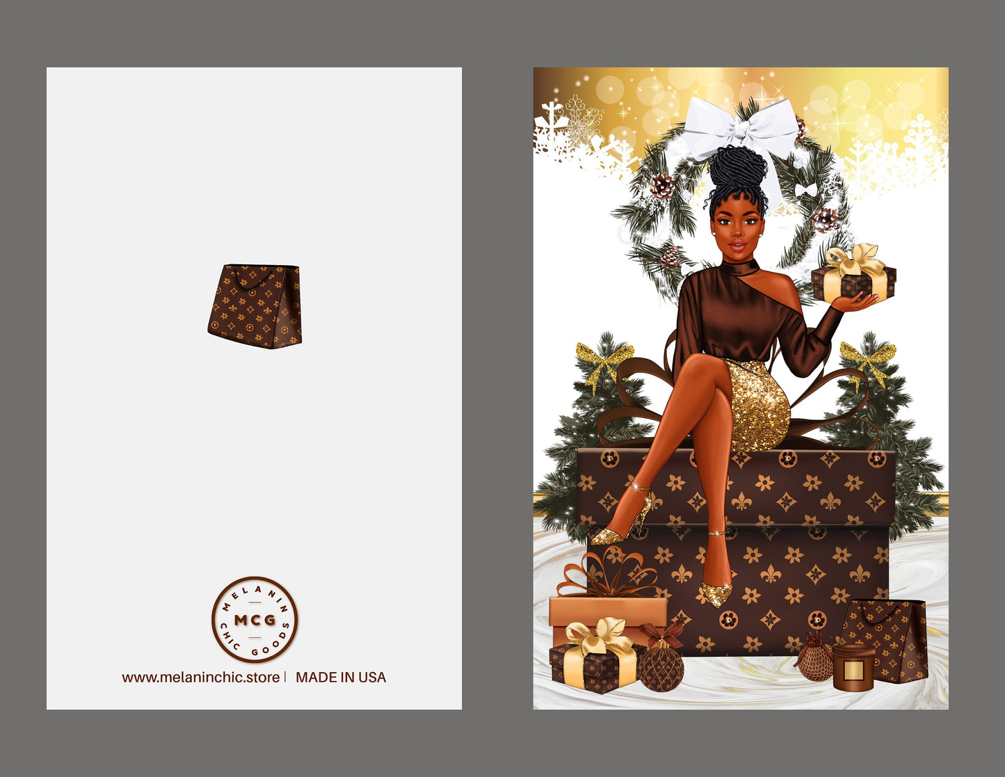 Black Christmas Cards