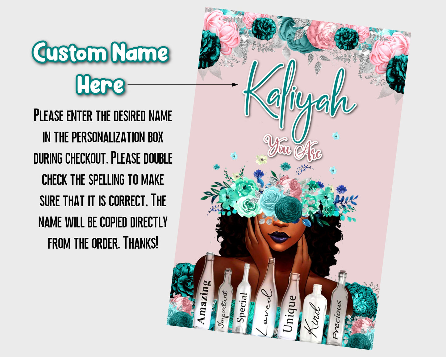 Personalized All Occasion, Black Greeting Cards
