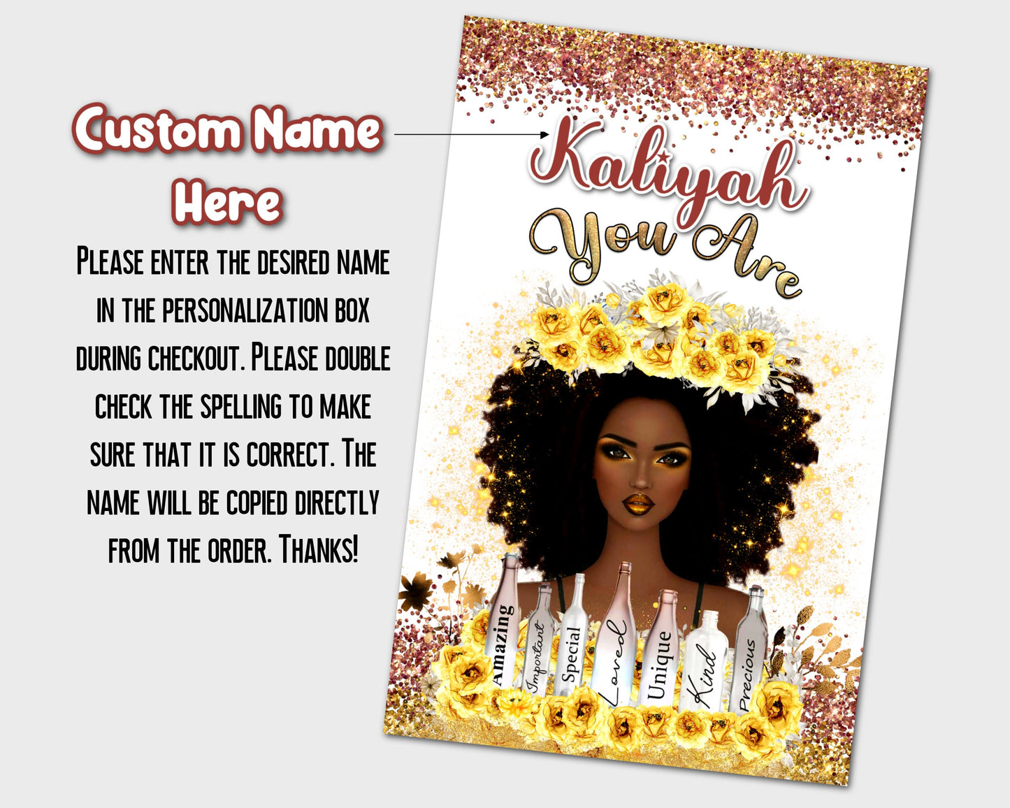Personalized All Occasion, Black Greeting Cards