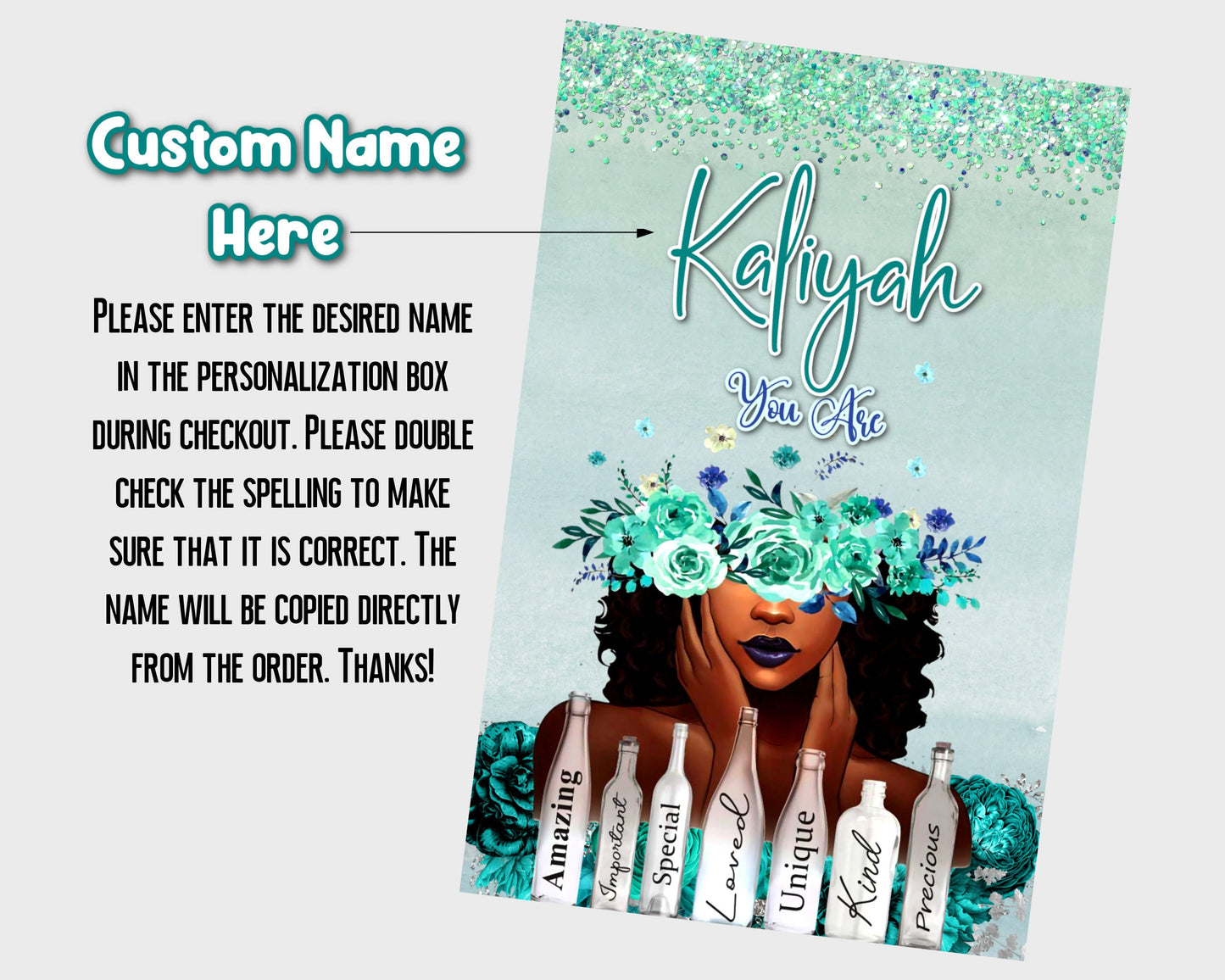 Personalized All Occasion, Black Greeting Cards