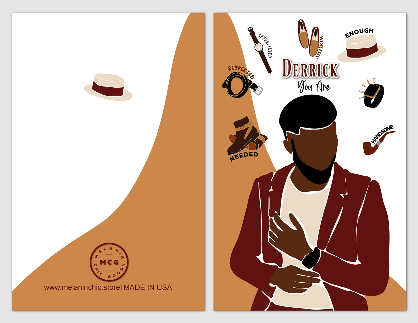 Personalized All Occasion, Black Greeting Cards
