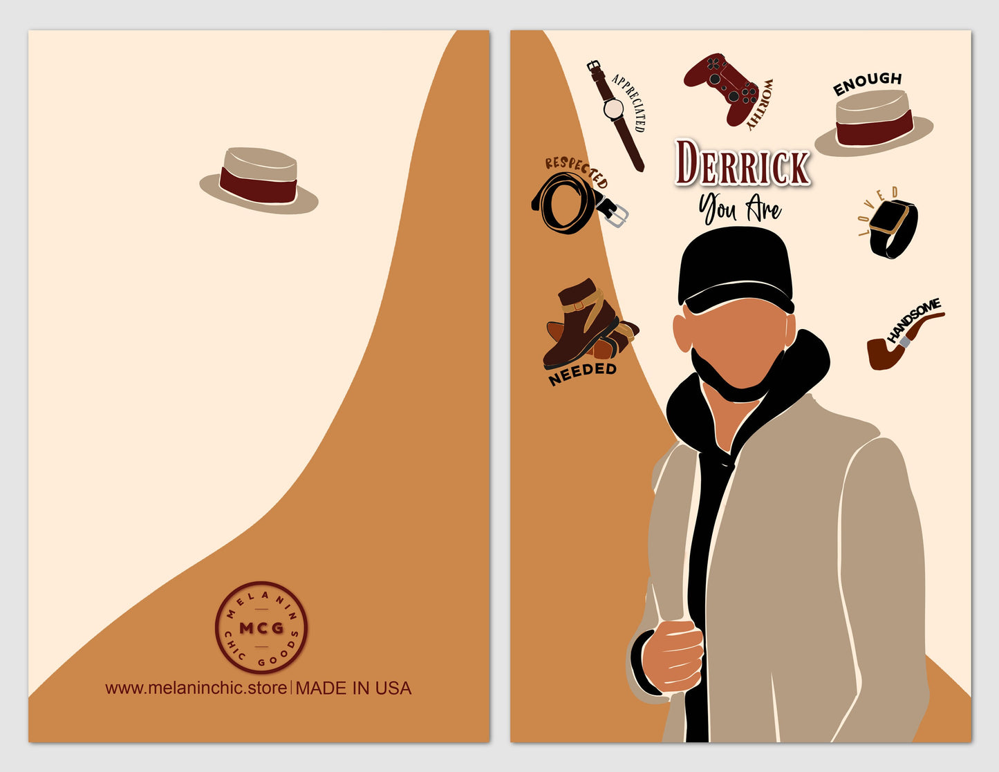 Personalized All Occasion, Black Greeting Cards
