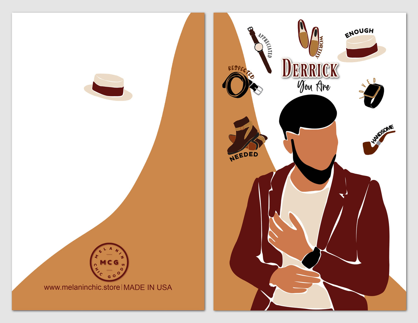 Personalized All Occasion, Black Greeting Cards