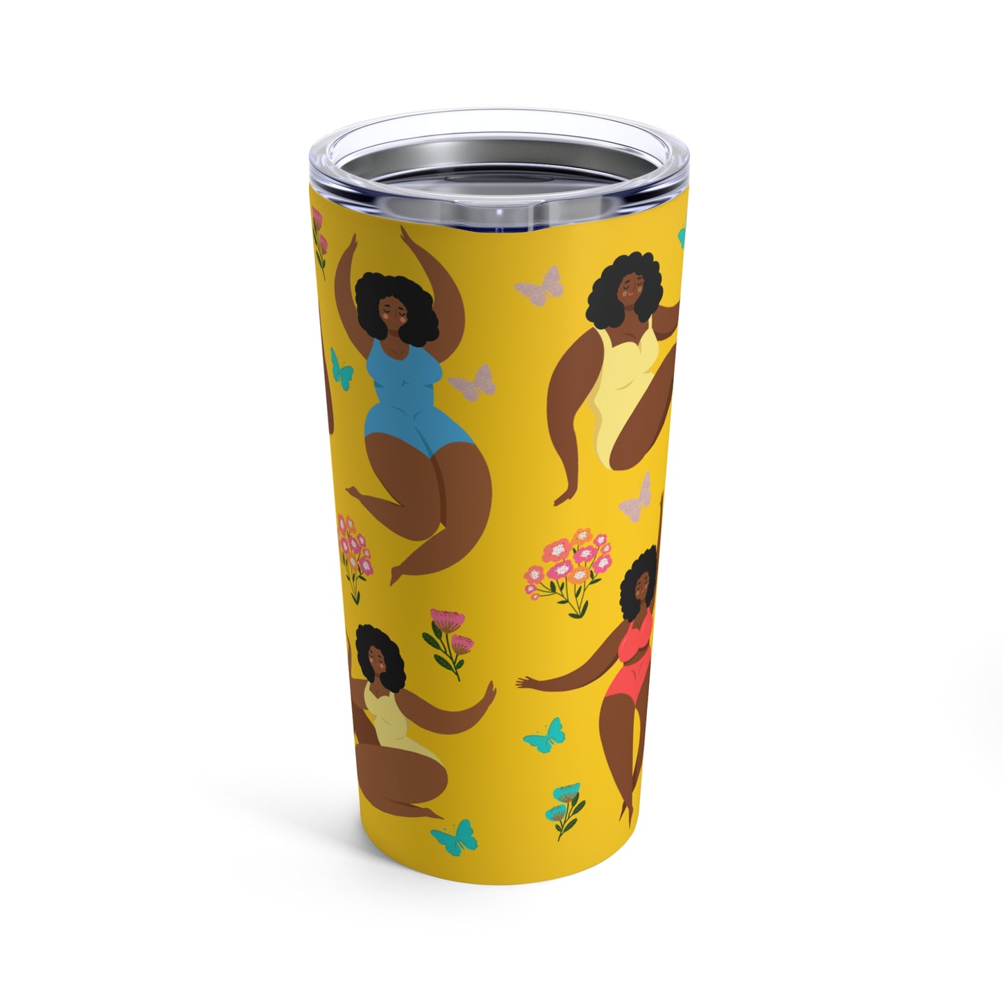 Curvy Ladies African American Tumbler 20oz