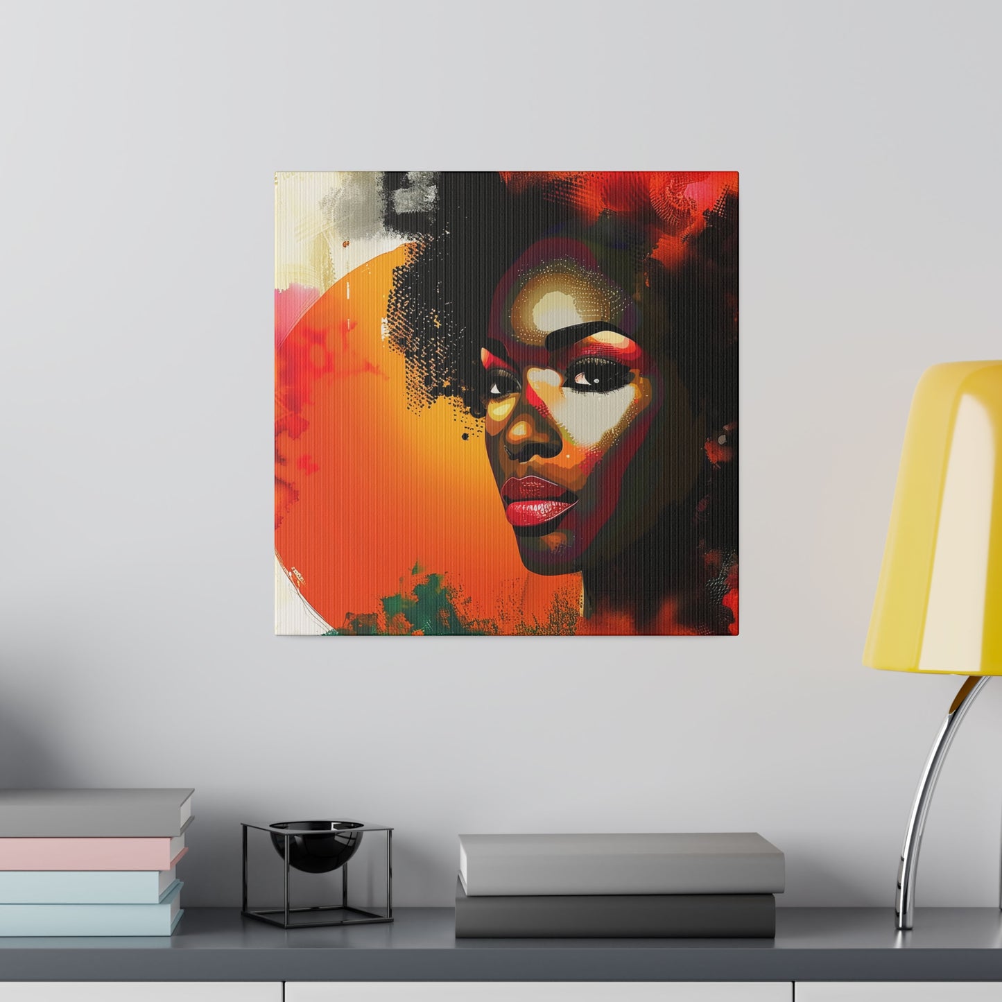 Abstract African American Canvas Art