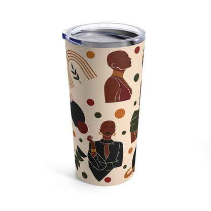 Abstract Cosmos African American Tumbler 20oz