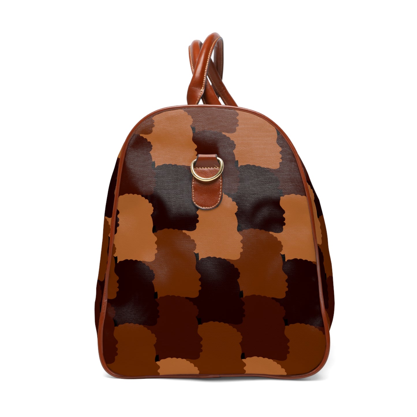 Brown Faces African American Travel Bag