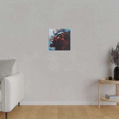 Black Man Abstract African American Canvas Art