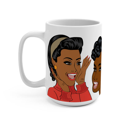 Black Women Retro African American Mug 15oz