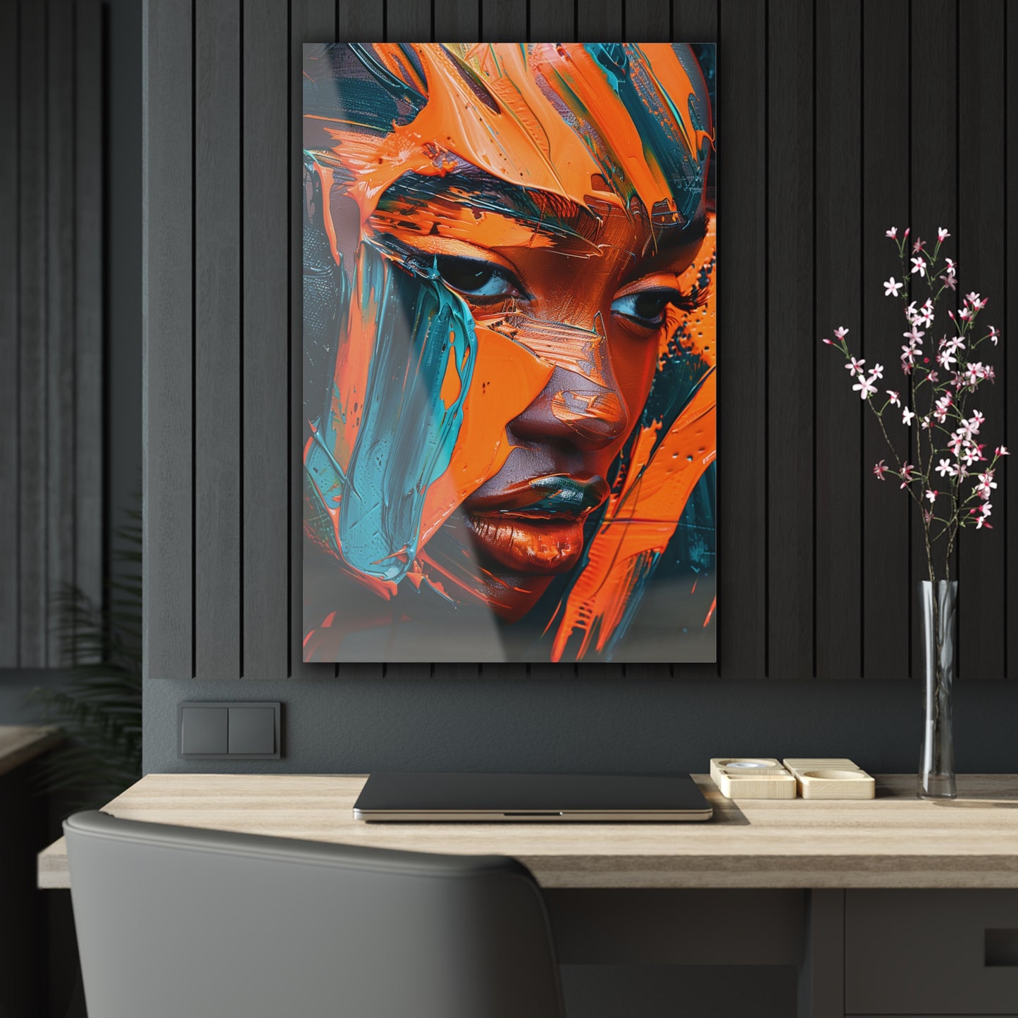 African American Glass Canvas Acrylic Prints Home Decor