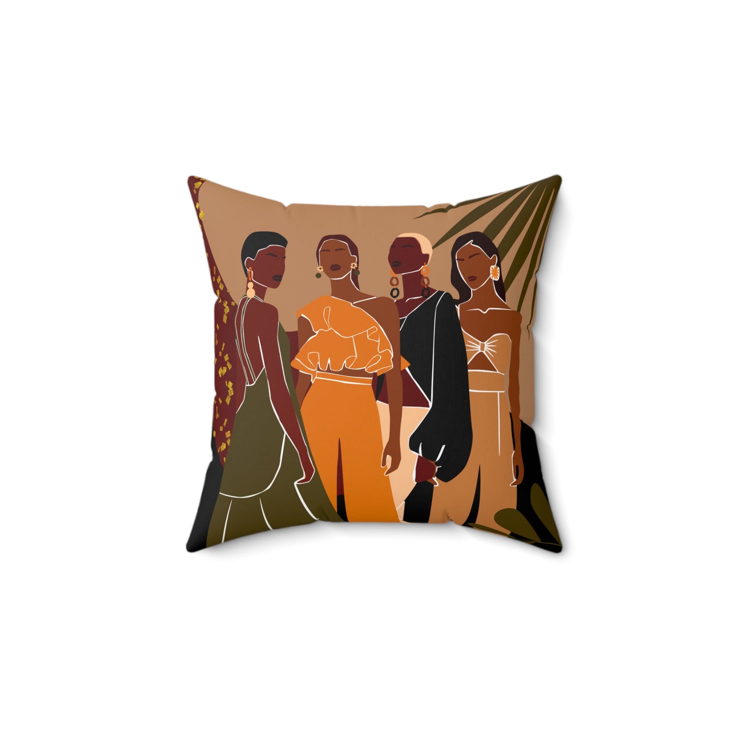 Divas African American Pillow