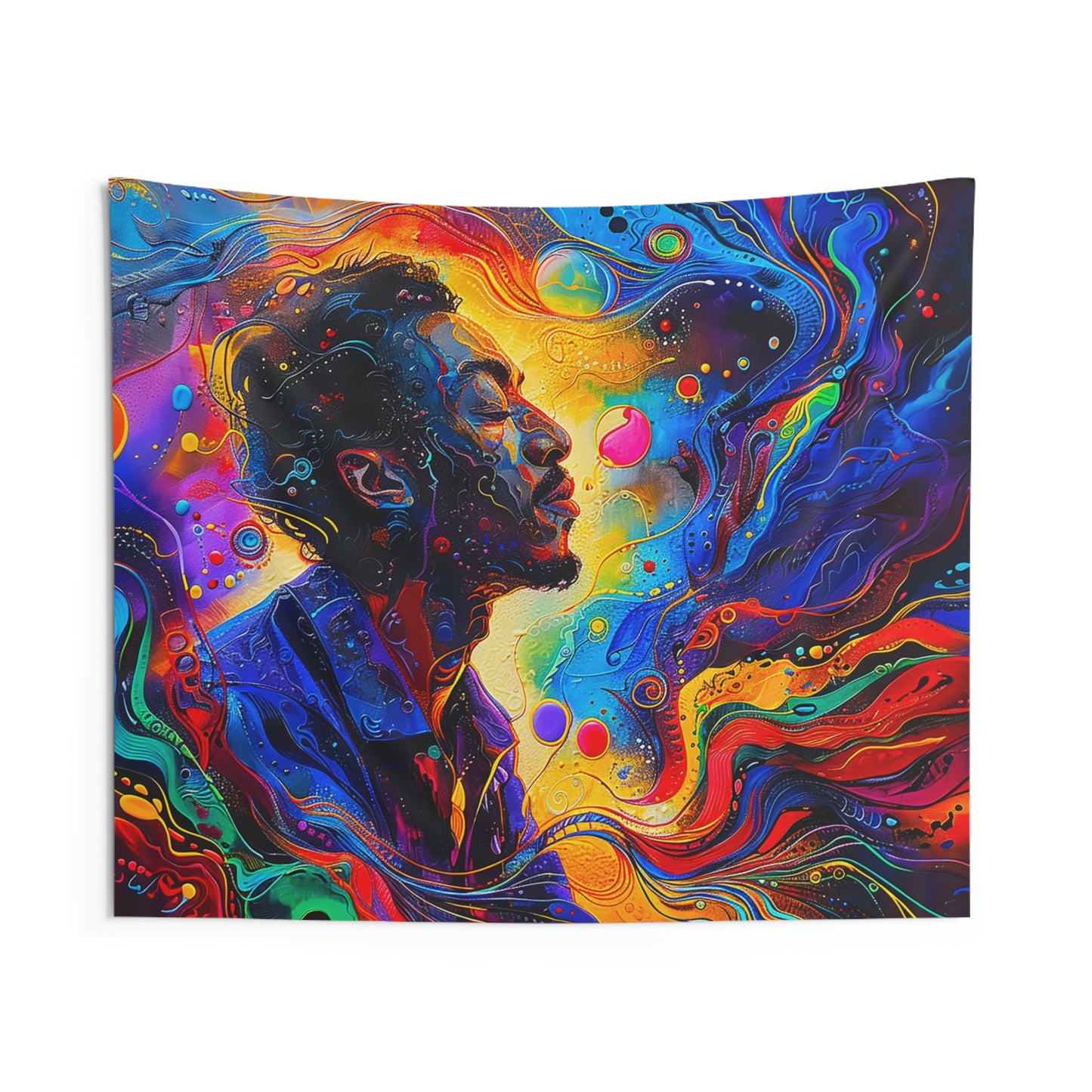 Drifting African American Indoor Wall Tapestry