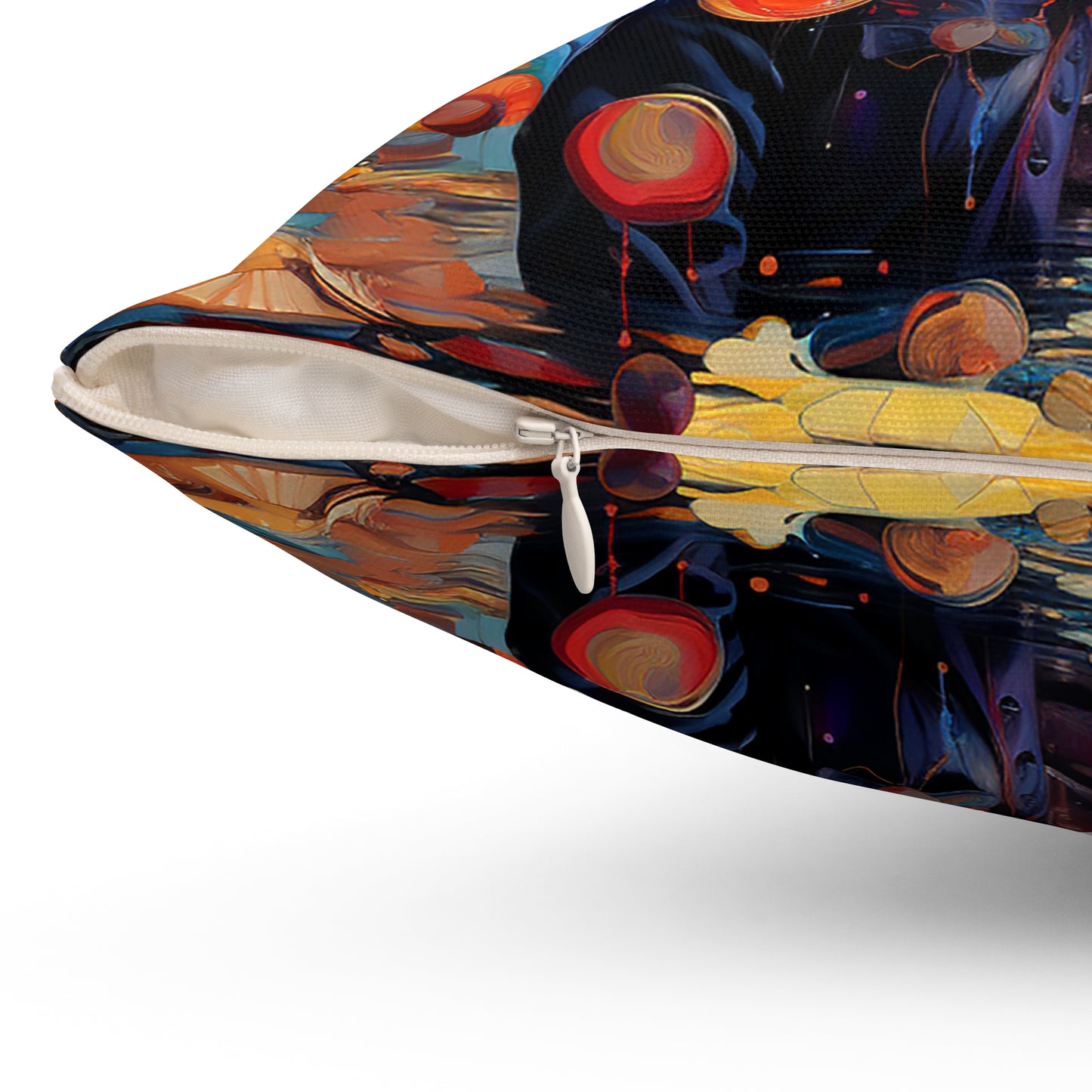 Out Of This World Abstract African American Pillow