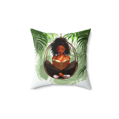 Book Lover African American Pillow