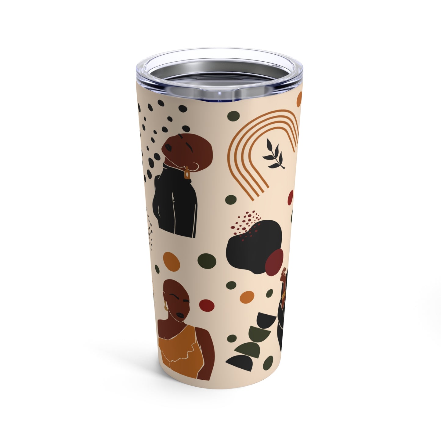 Abstract Cosmos African American Tumbler 20oz