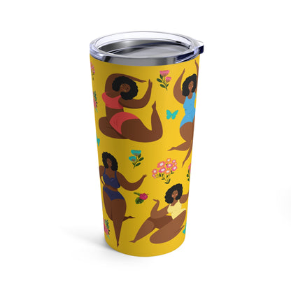 Curvy Ladies African American Tumbler 20oz