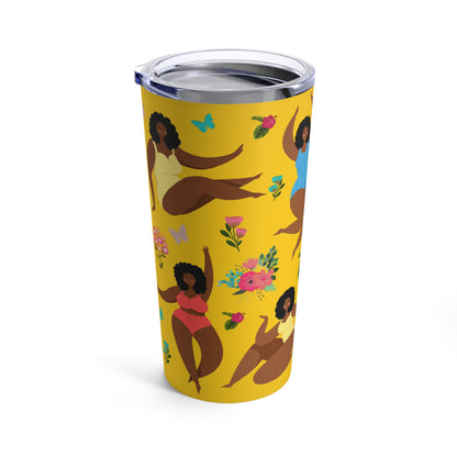 Curvy Ladies African American Tumbler 20oz