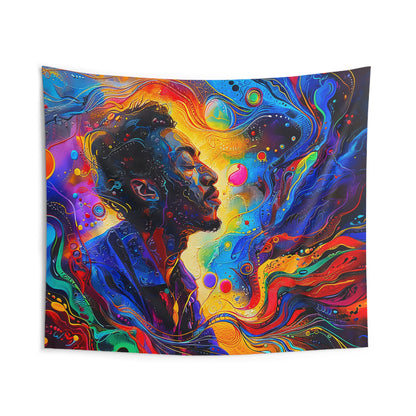 Drifting African American Indoor Wall Tapestry