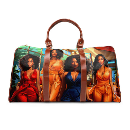 Girl Power African American Travel Bag