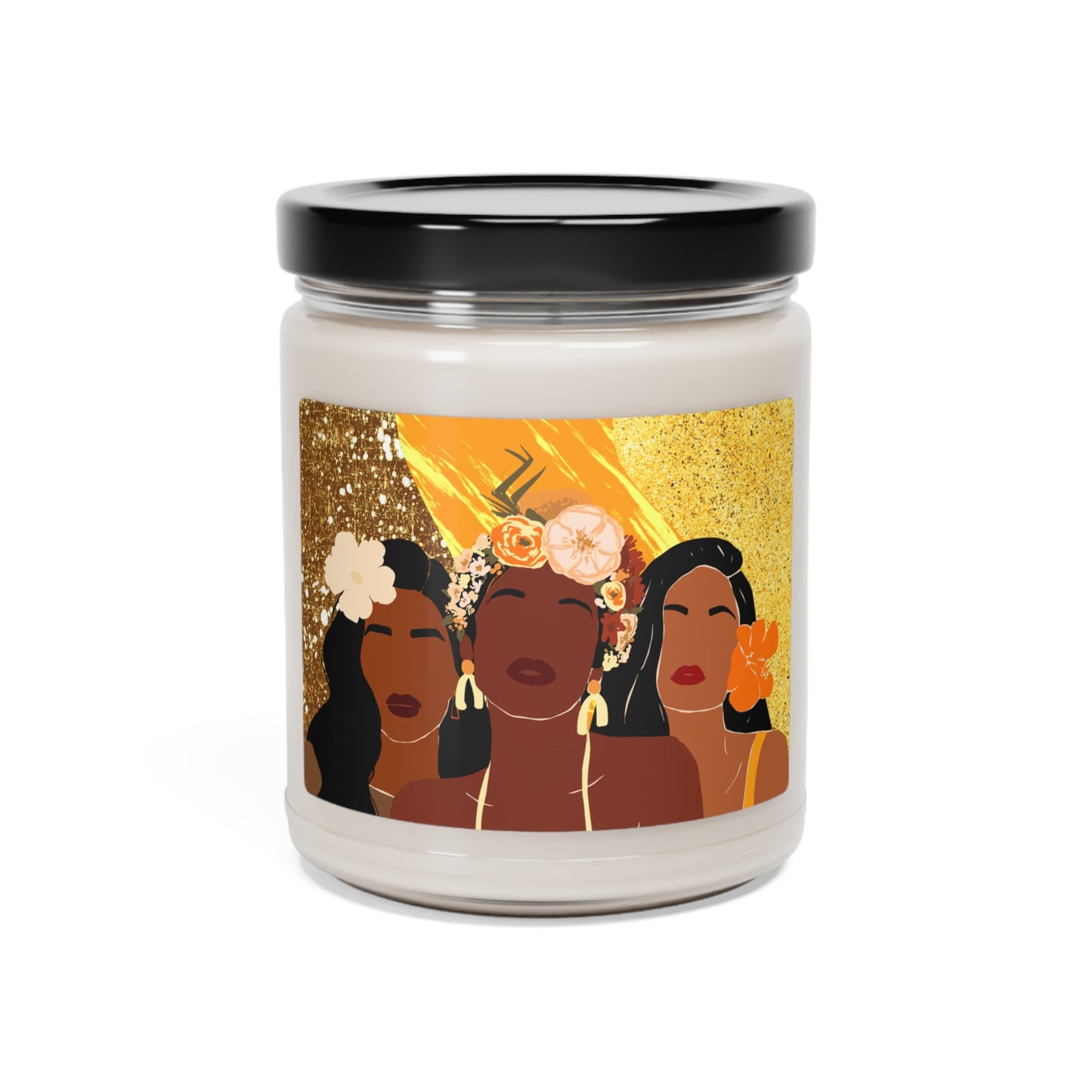 Melanin Beauties Scented Soy Candle, 9oz