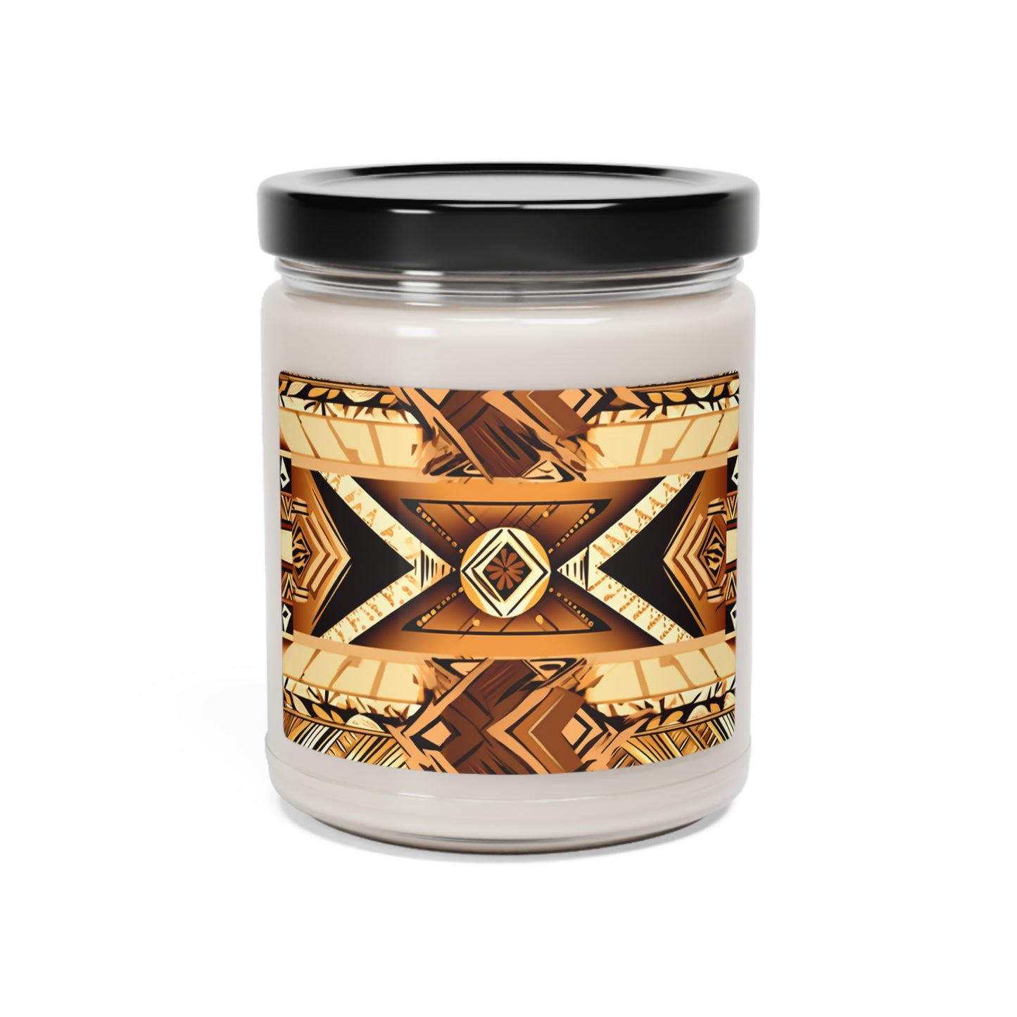 Tribal Print Scented Soy Candle, 9oz