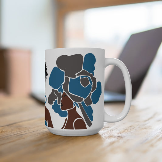 Lady Africa African American Mug 15oz