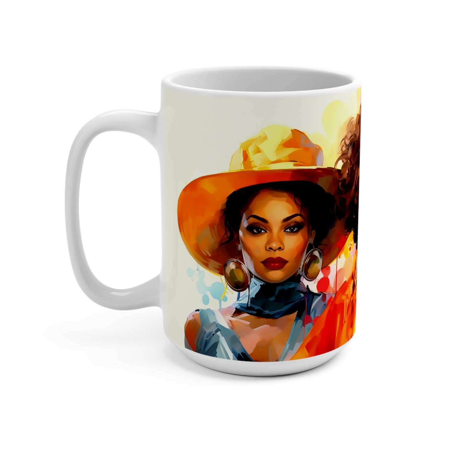 Elegant Lady African American Mug 15oz