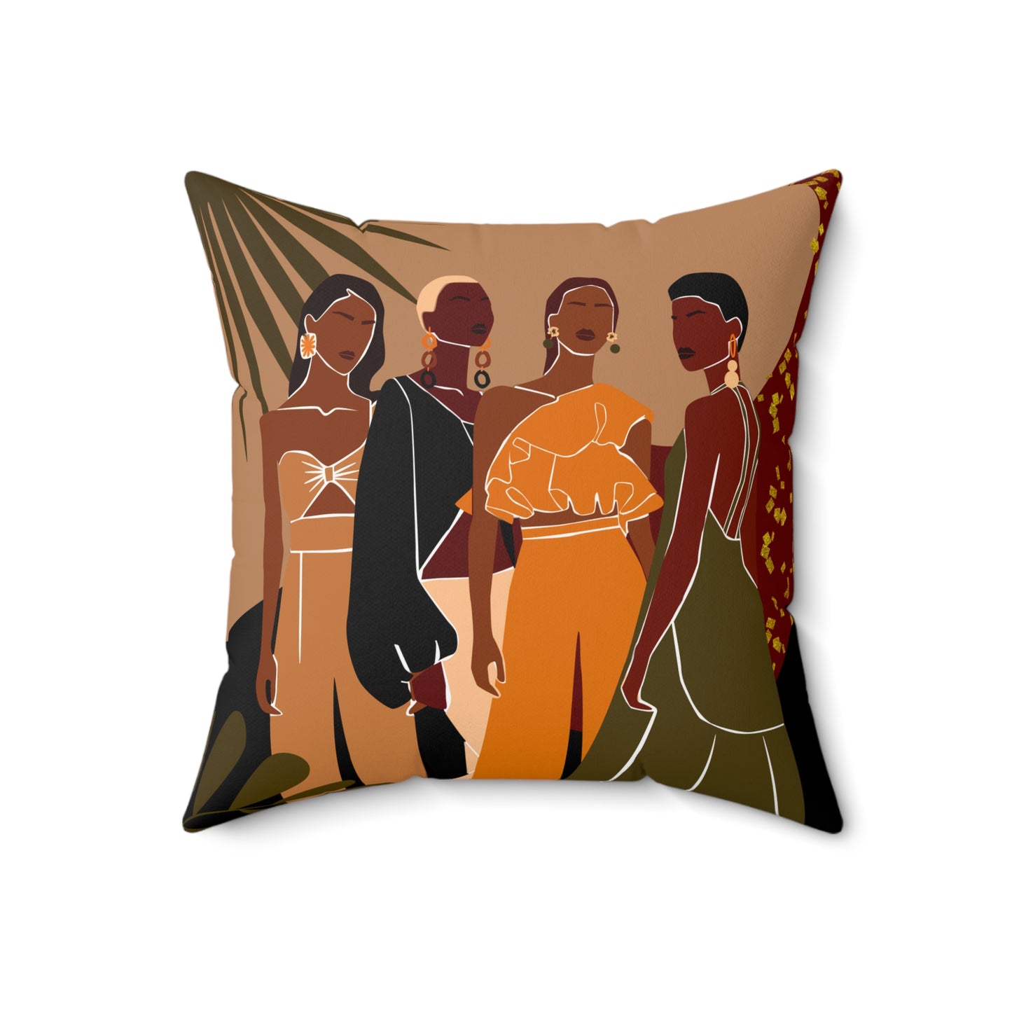 Divas African American Pillow