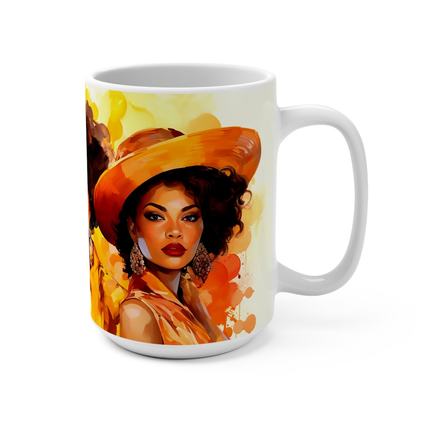 Elegant Lady African American Mug 15oz