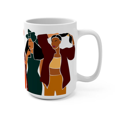 Melanin Sisters African American  Mug 15oz