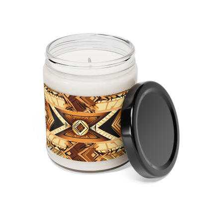 Tribal Print Scented Soy Candle, 9oz