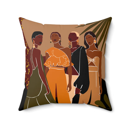 Divas African American Pillow