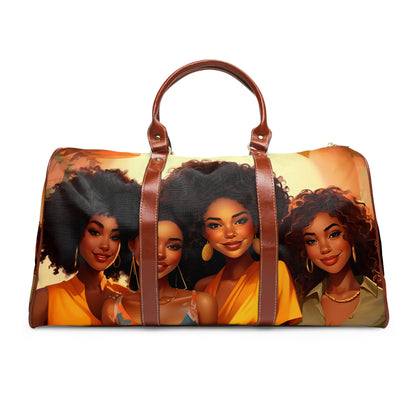 Melanin Beauties African American Travel Bag