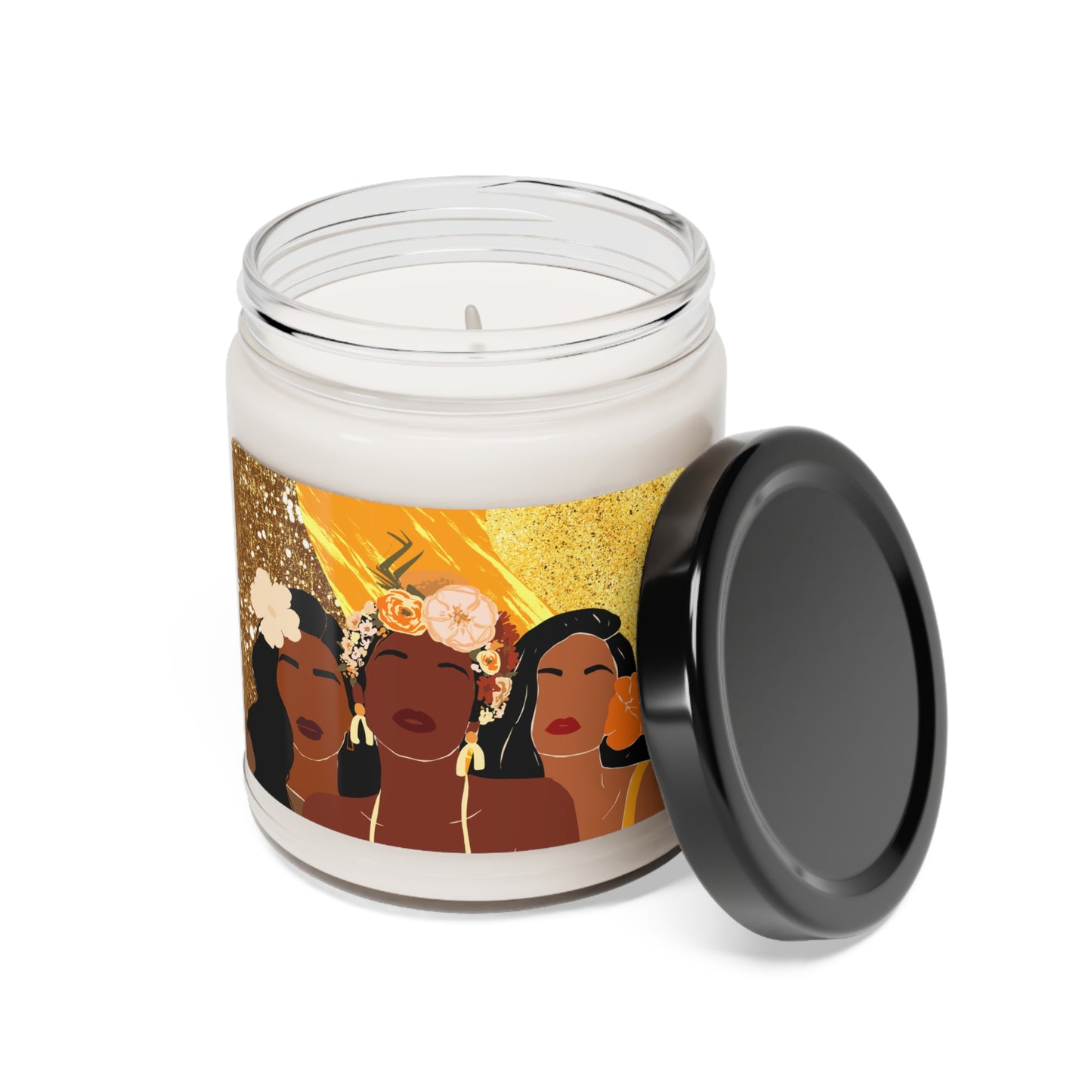 Melanin Beauties Scented Soy Candle, 9oz