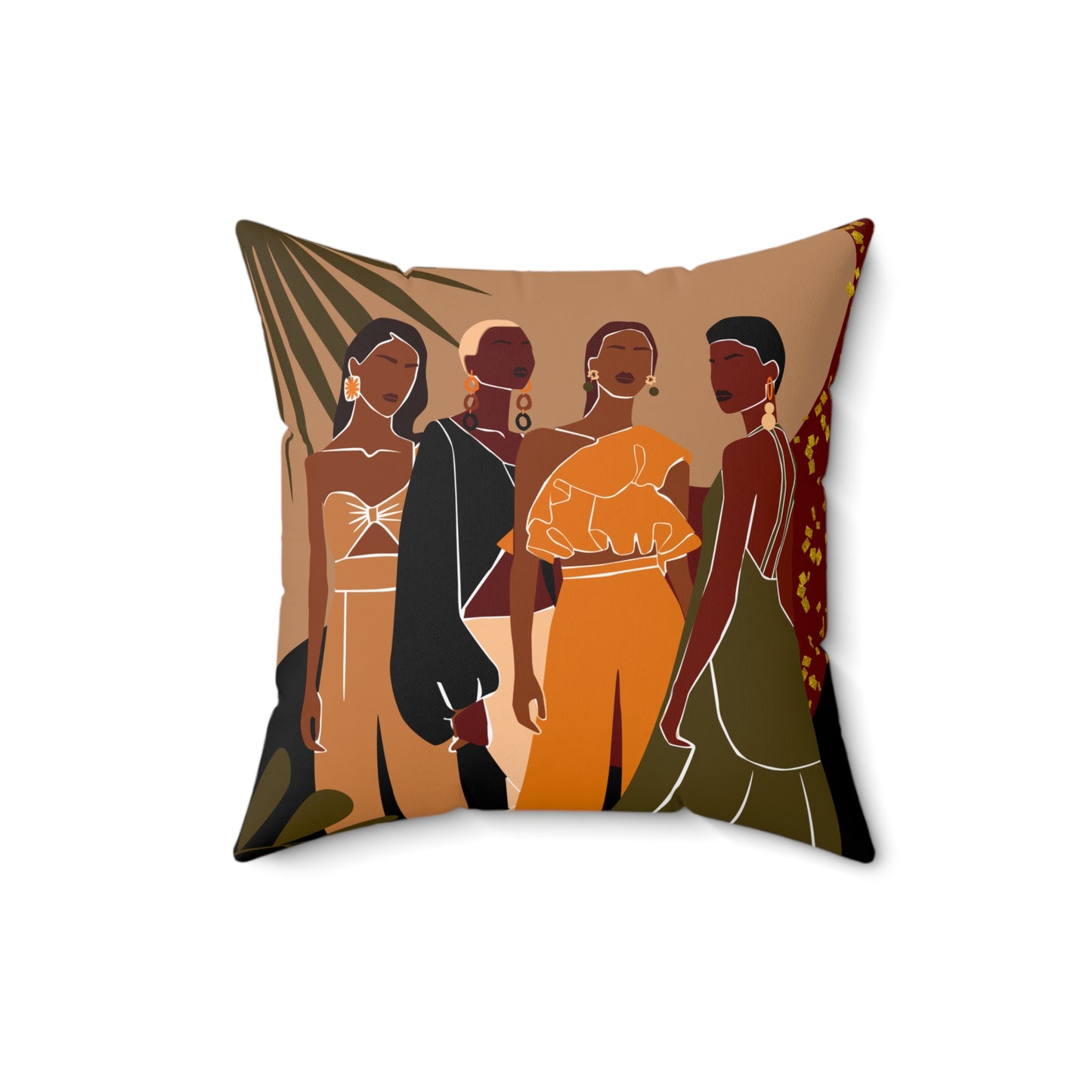 Divas African American Pillow