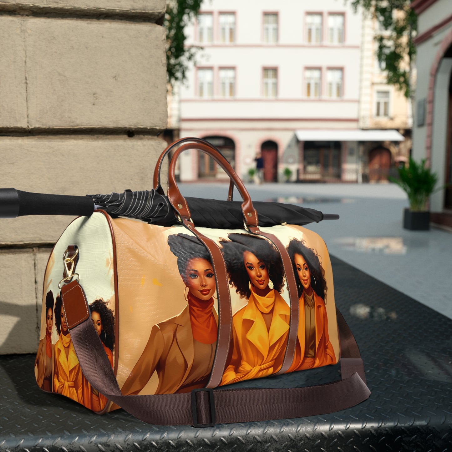 Business Women African American Travel Bag