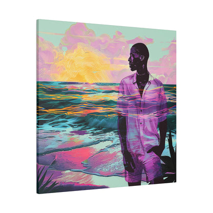 Out At Sea African American Canvas Art