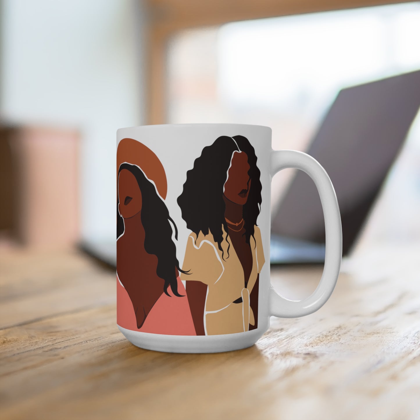 Melanin Women African American  Mug 15oz