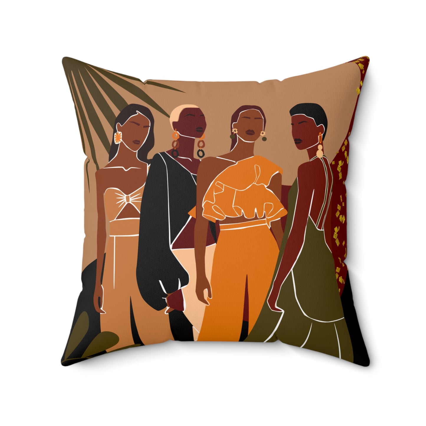 Divas African American Pillow