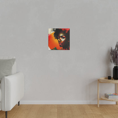 Abstract African American Canvas Art