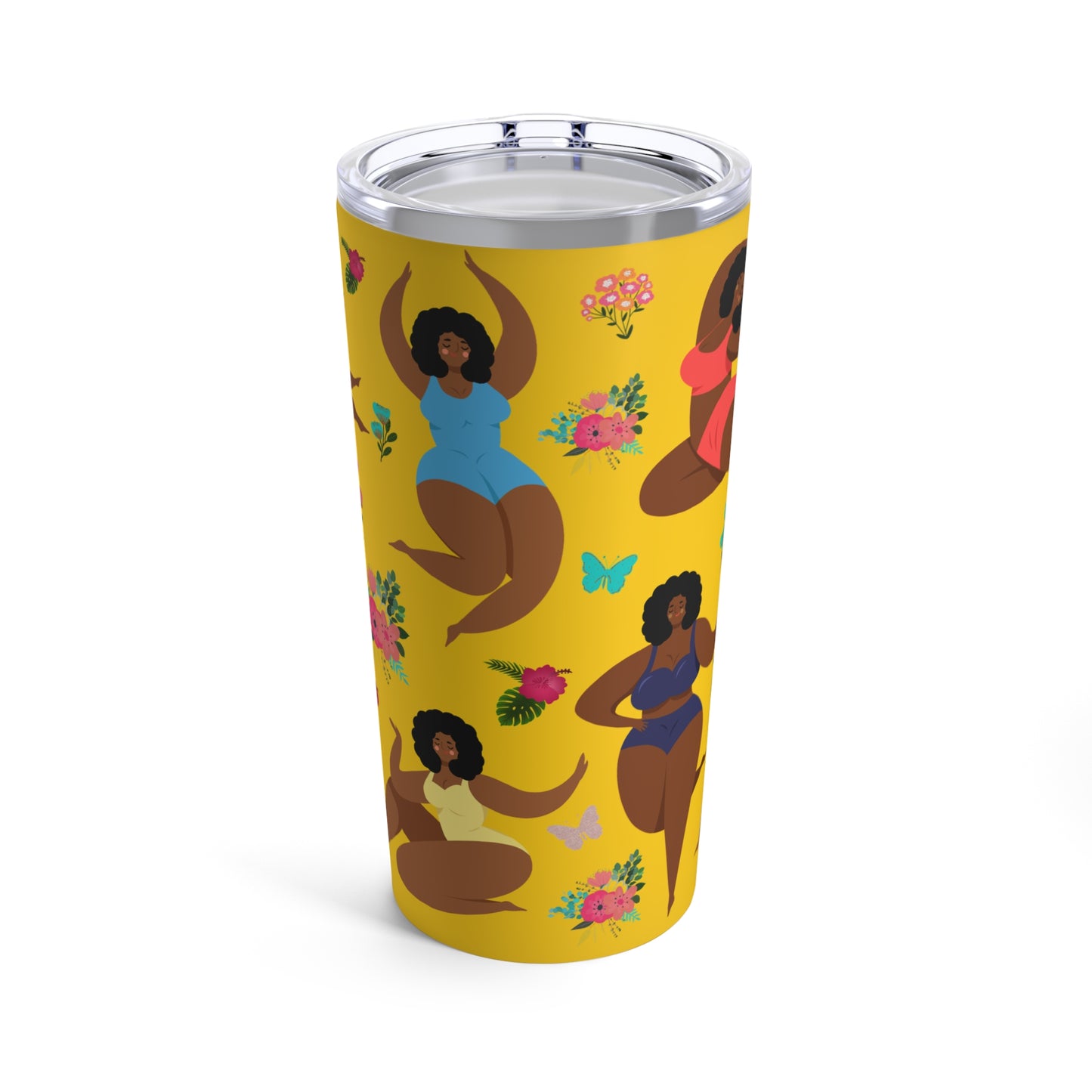 Curvy Ladies African American Tumbler 20oz