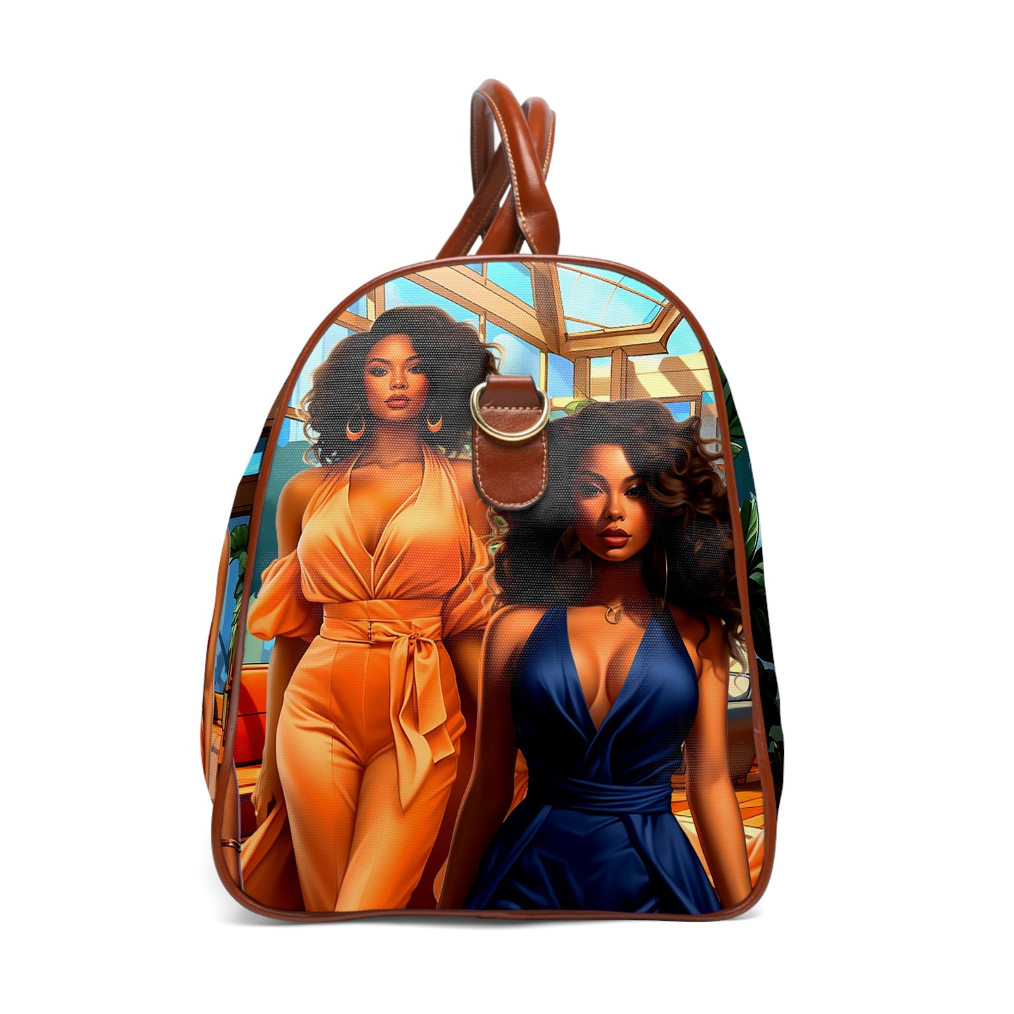 Girl Power African American Travel Bag