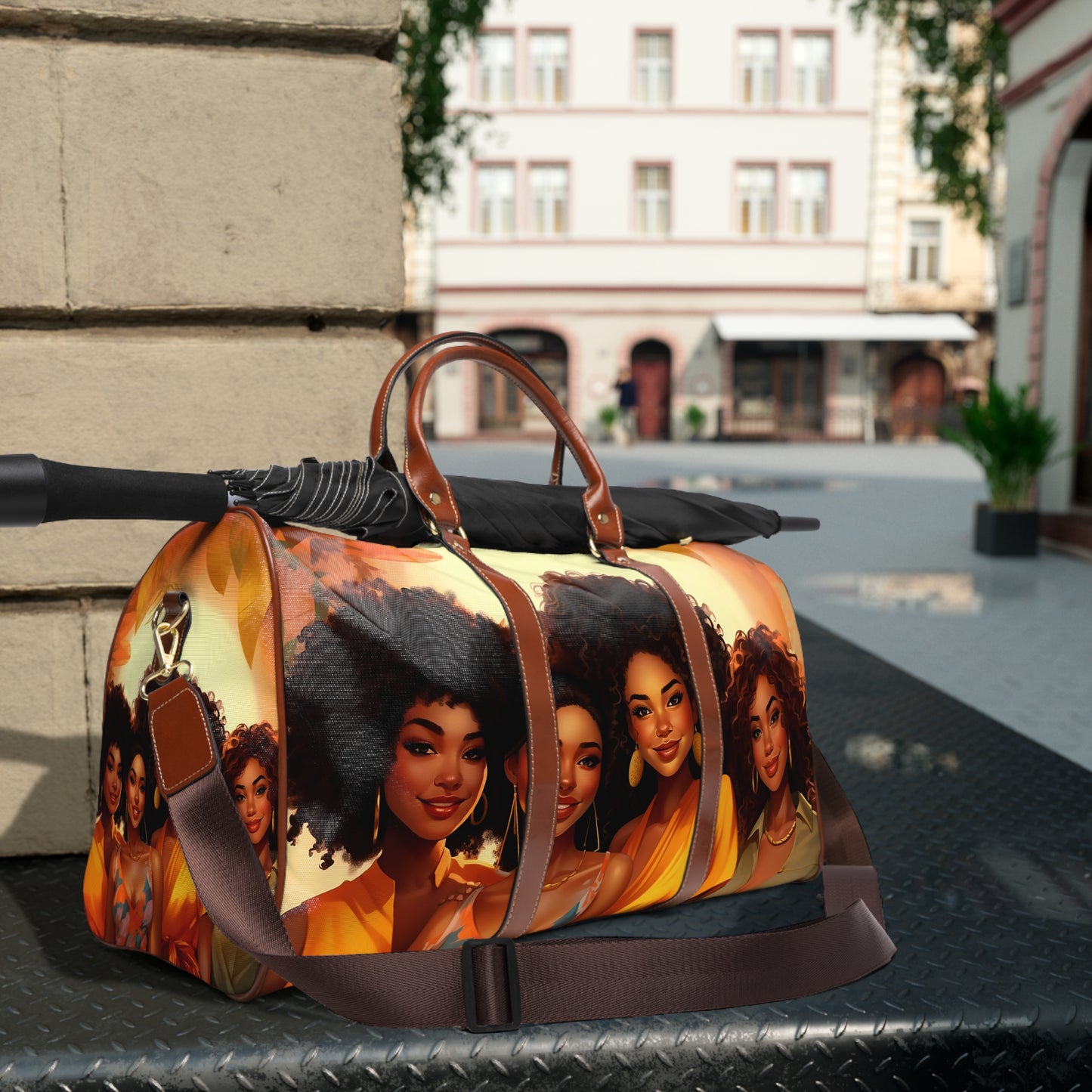 Melanin Beauties African American Travel Bag