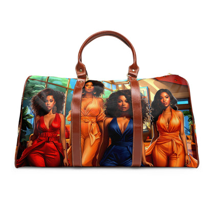 Girl Power African American Travel Bag