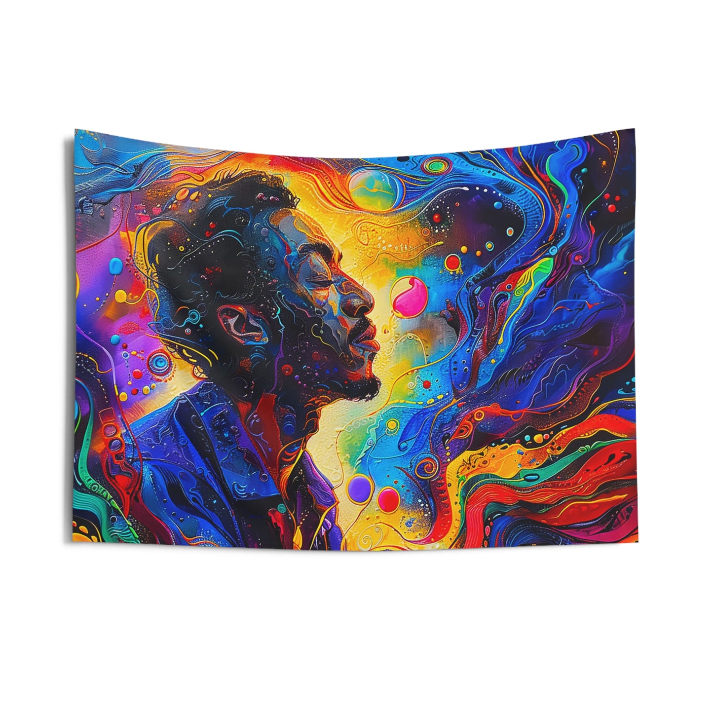 Drifting African American Indoor Wall Tapestry